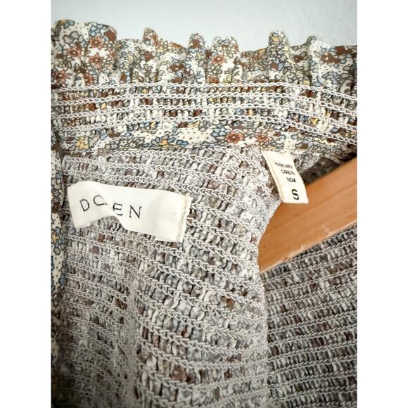 DÔEN | DOEN | Callie Dress / Cream Tisbury Paisley | Sz S - Picture 9 of 10